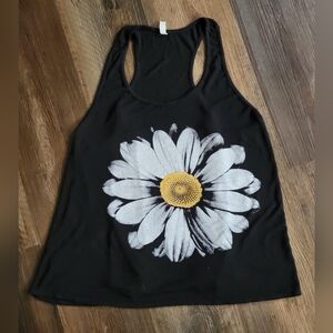 Magic Fit Black and White Graphic Sleeveless Tank Top